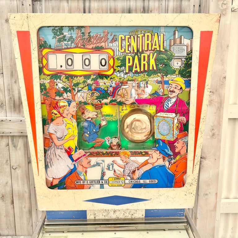 Central Park Pinball Machine, 1966 USA