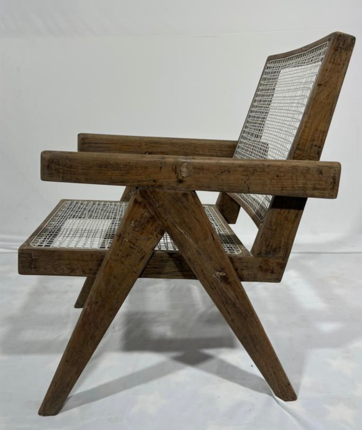 Pair of Pierre Jeanneret Easy Chairs, 1950s Chandigargh