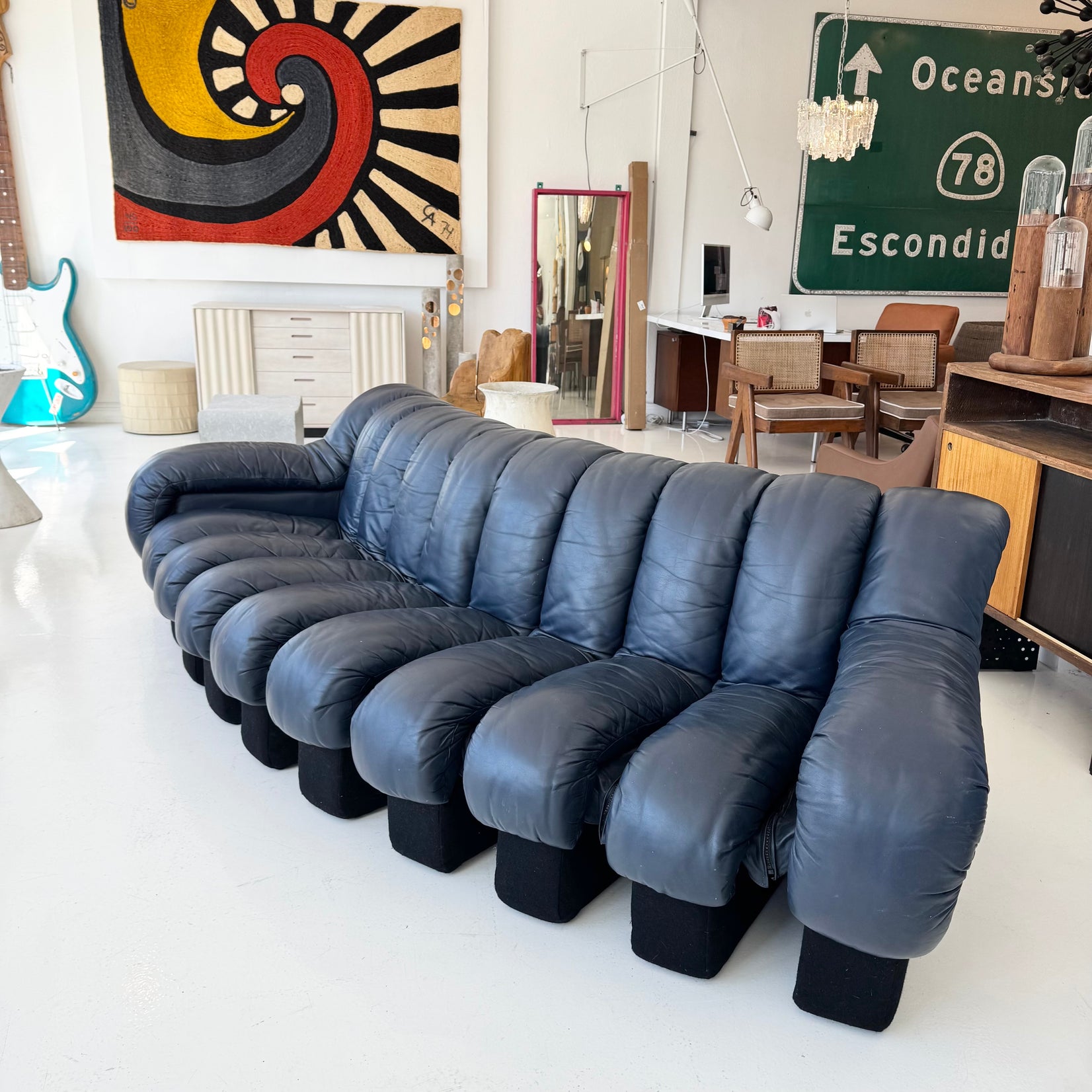 Non-Stop 10 Element Leather Sofa