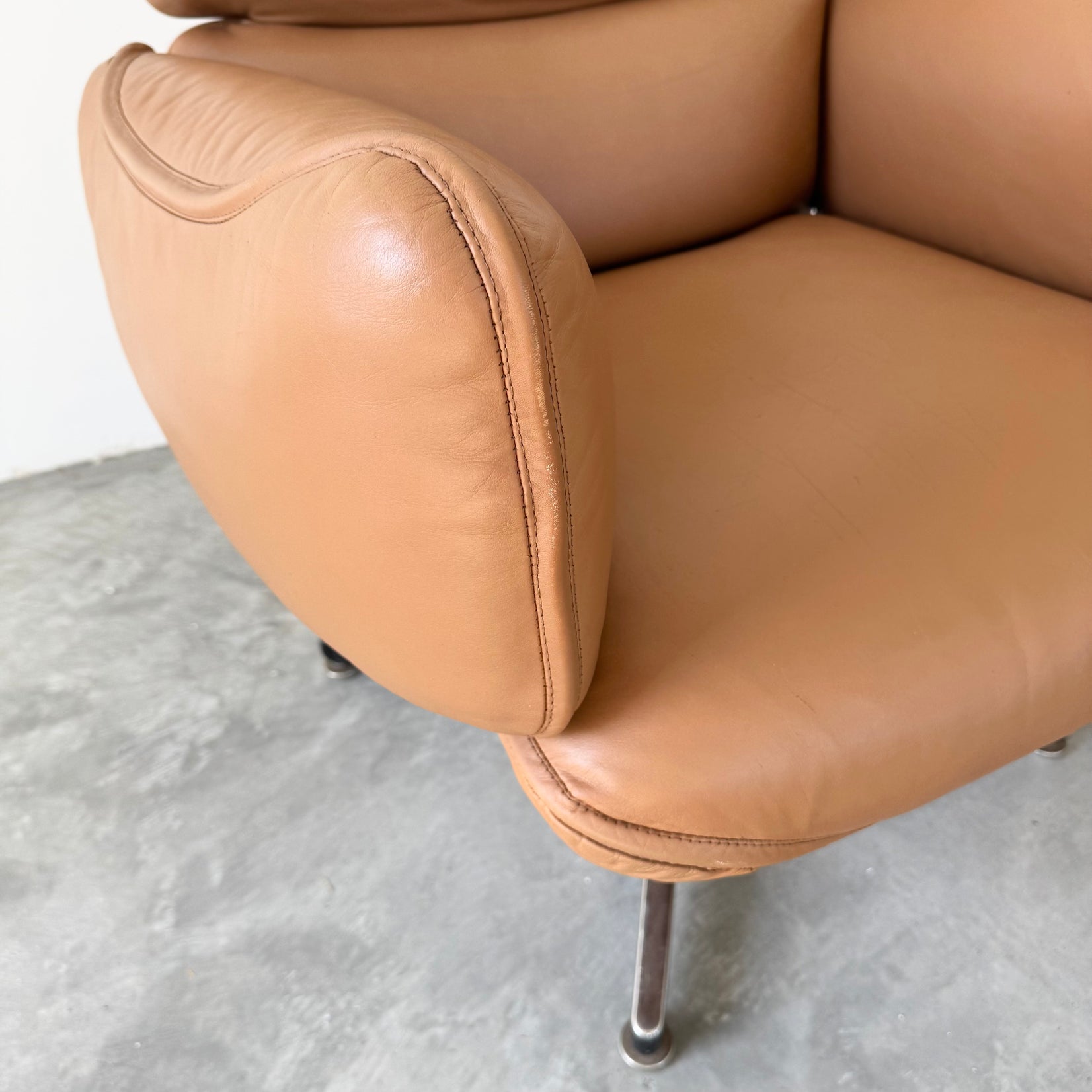 Tan Leather Desk Chair