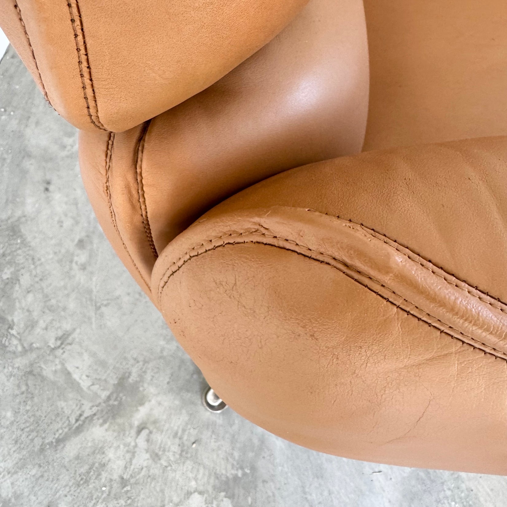 Tan Leather Desk Chair