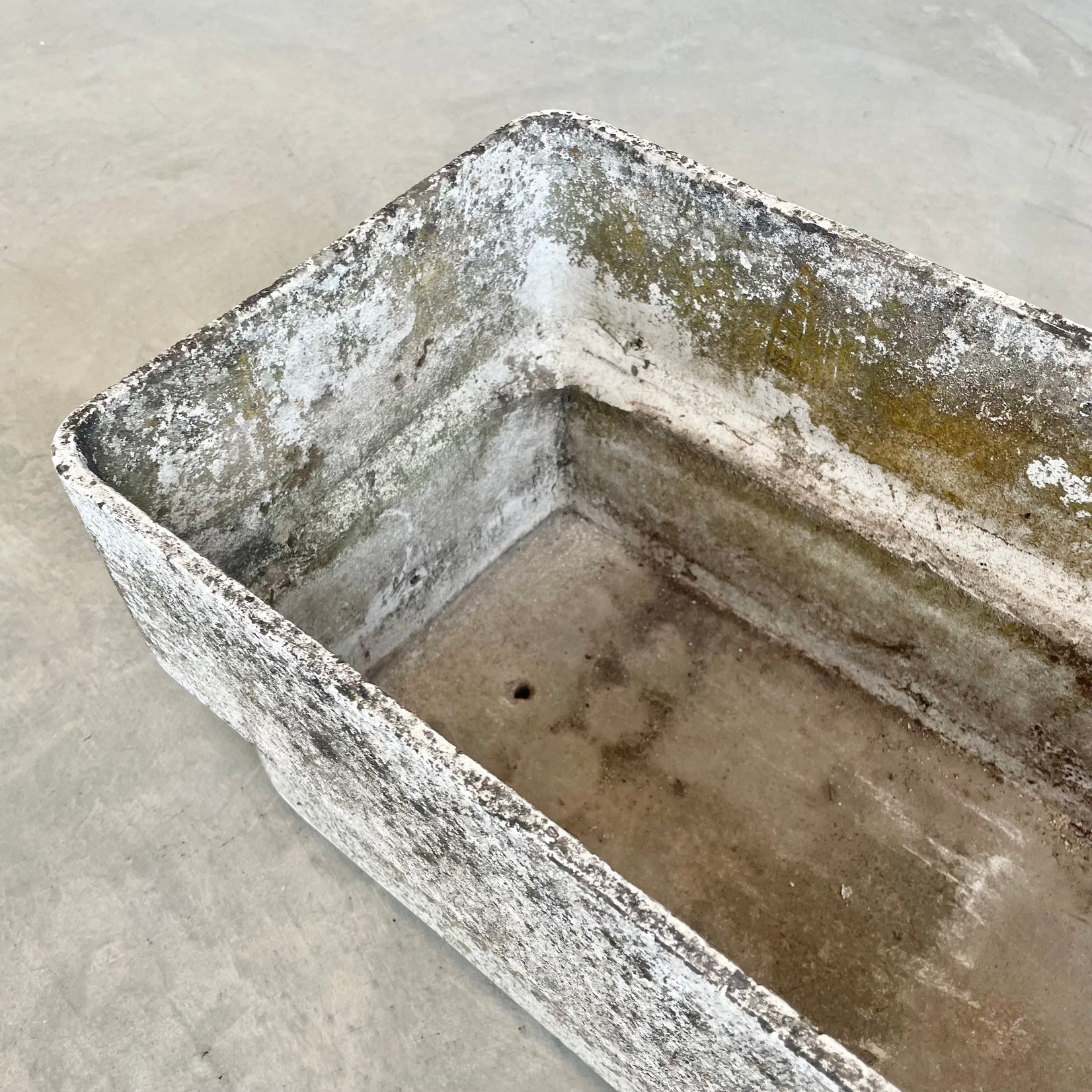 Two Tiered 47" Concrete Trough Planters