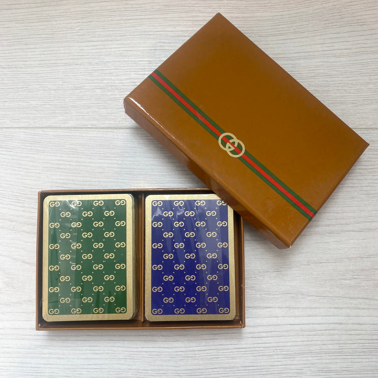 Vintage Gucci Playing Cards, 1980s Italy