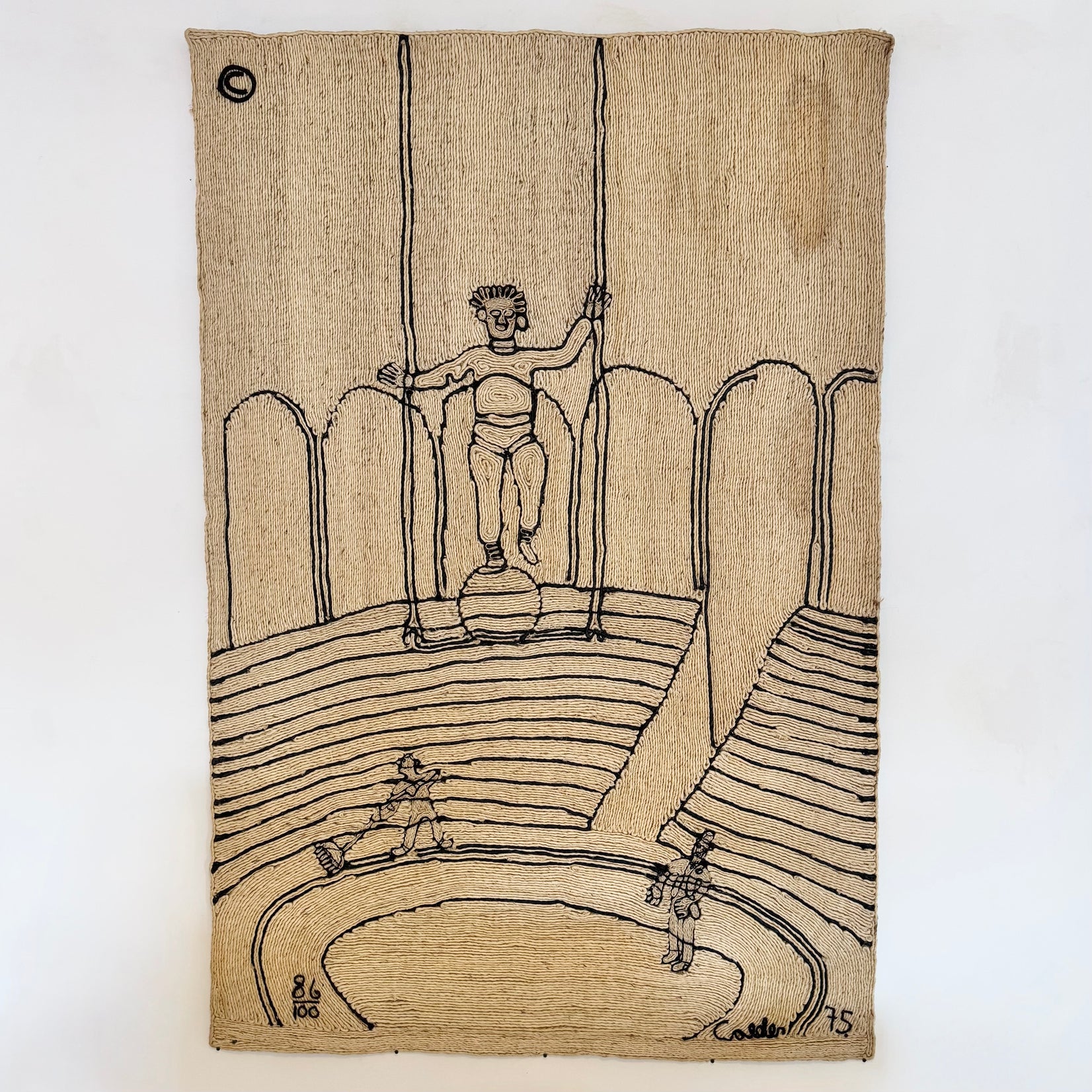 Calder 'Circus' Jute Tapestry