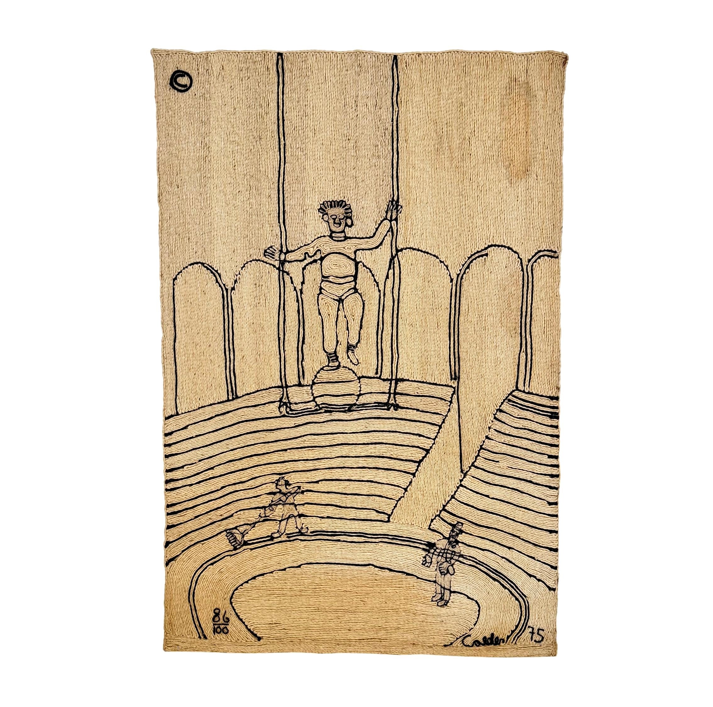 Calder 'Circus' Jute Tapestry