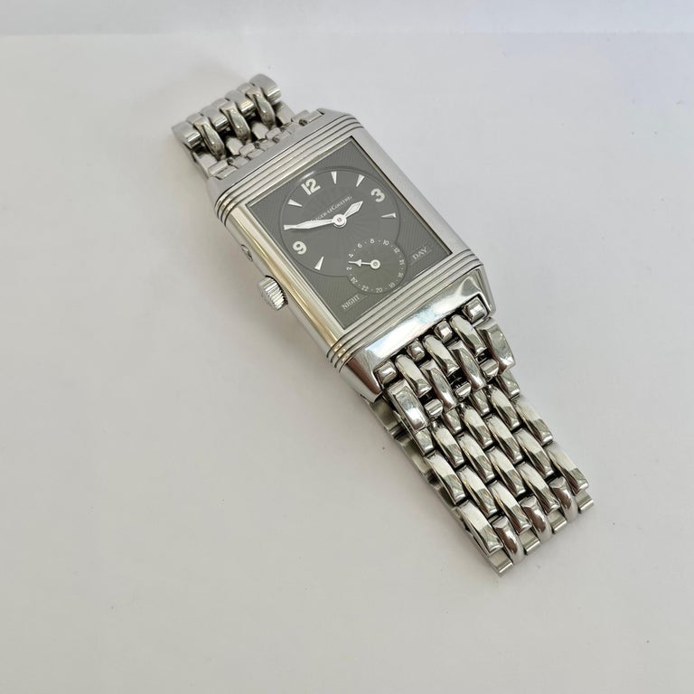 Jaeger-LeCoultre Reverso シルバー 時計 Jaeger-LeCoultre Stainless Steel Reverso , Circa 1995