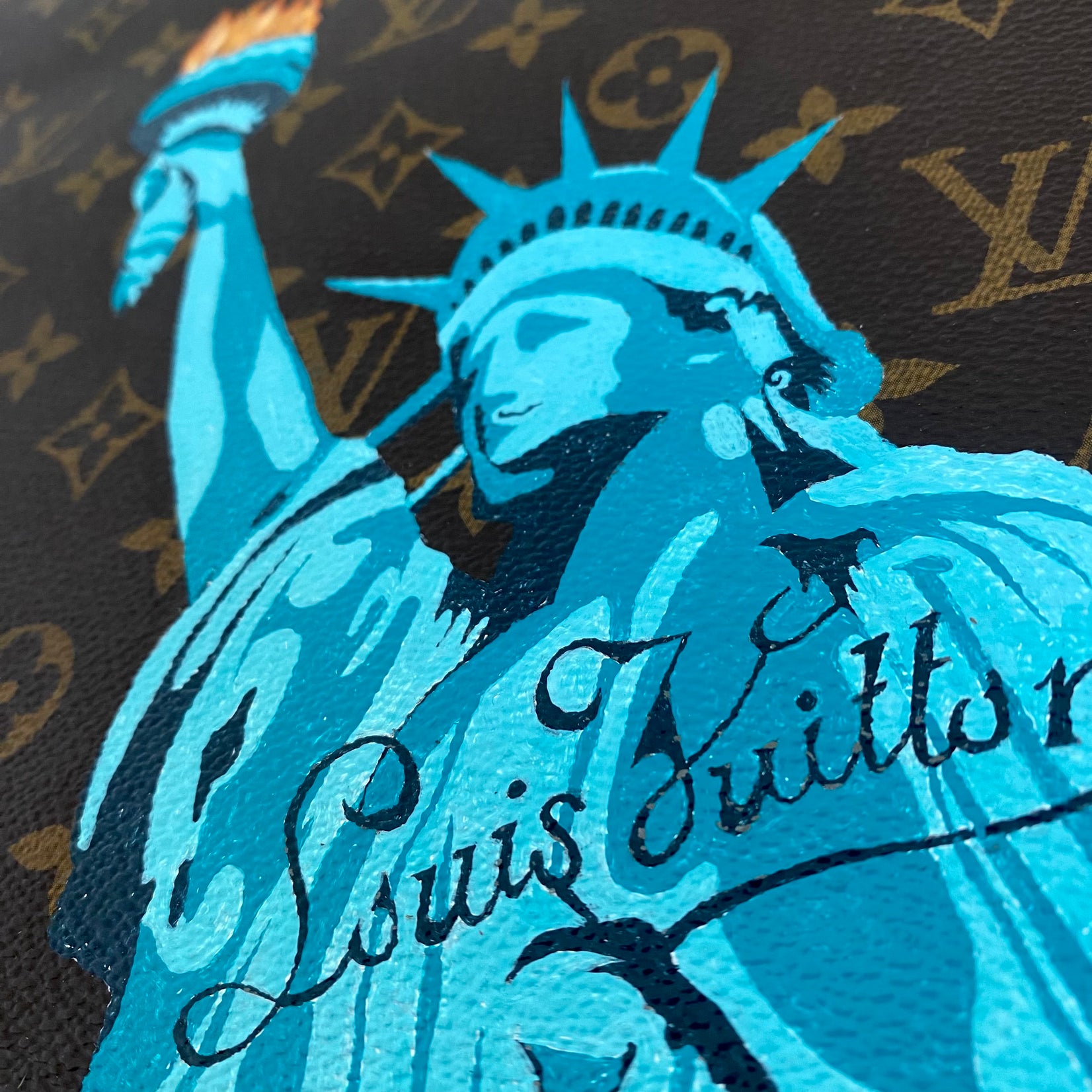 Louis Vuitton New York Canvas Painting, 2021