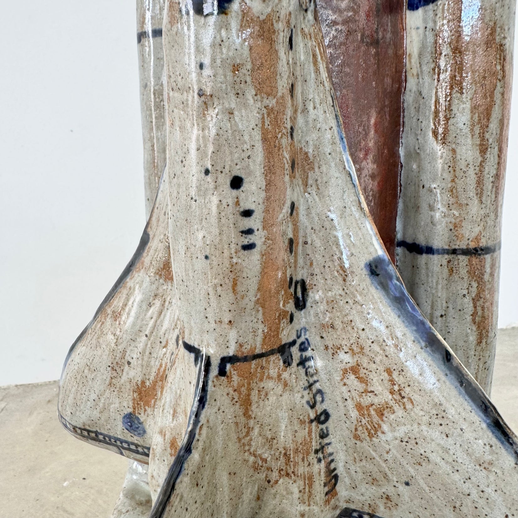Massive Glazed Ceramic US Space Shuttle