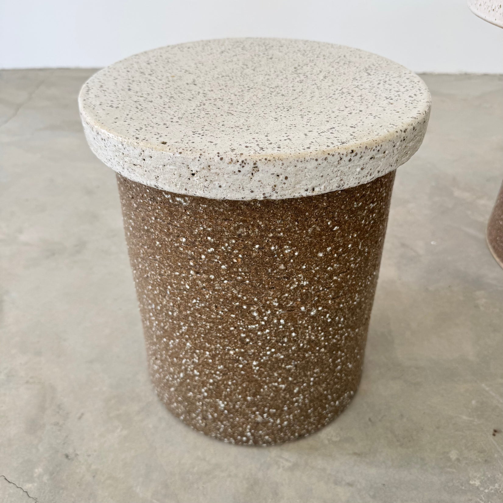 Ceramic Table and Stools