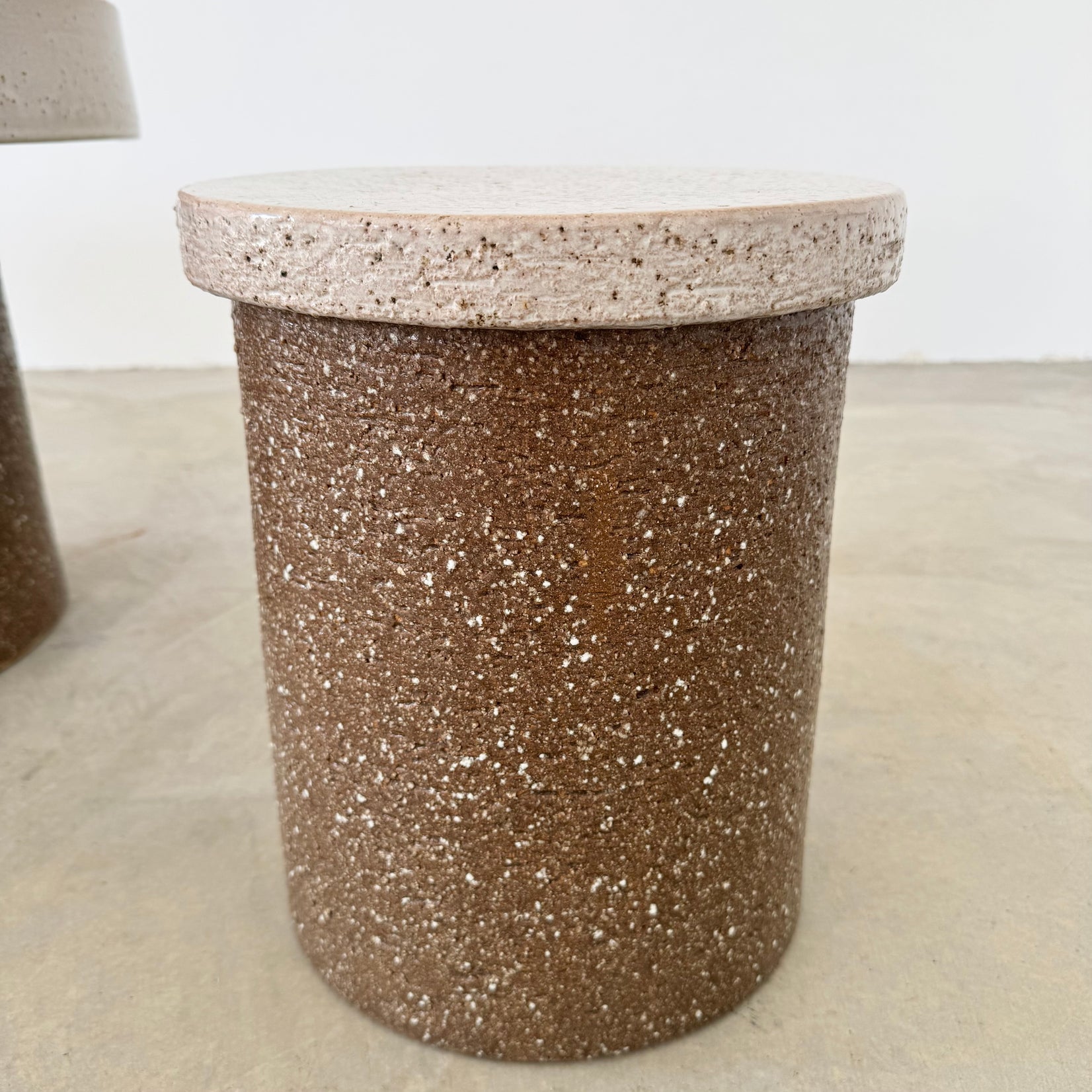 Ceramic Table and Stools