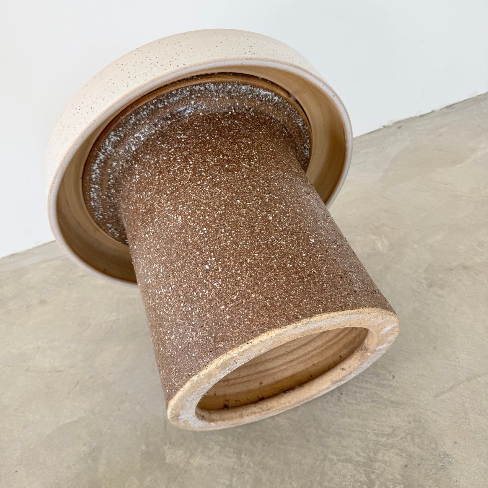 Ceramic Table and Stools