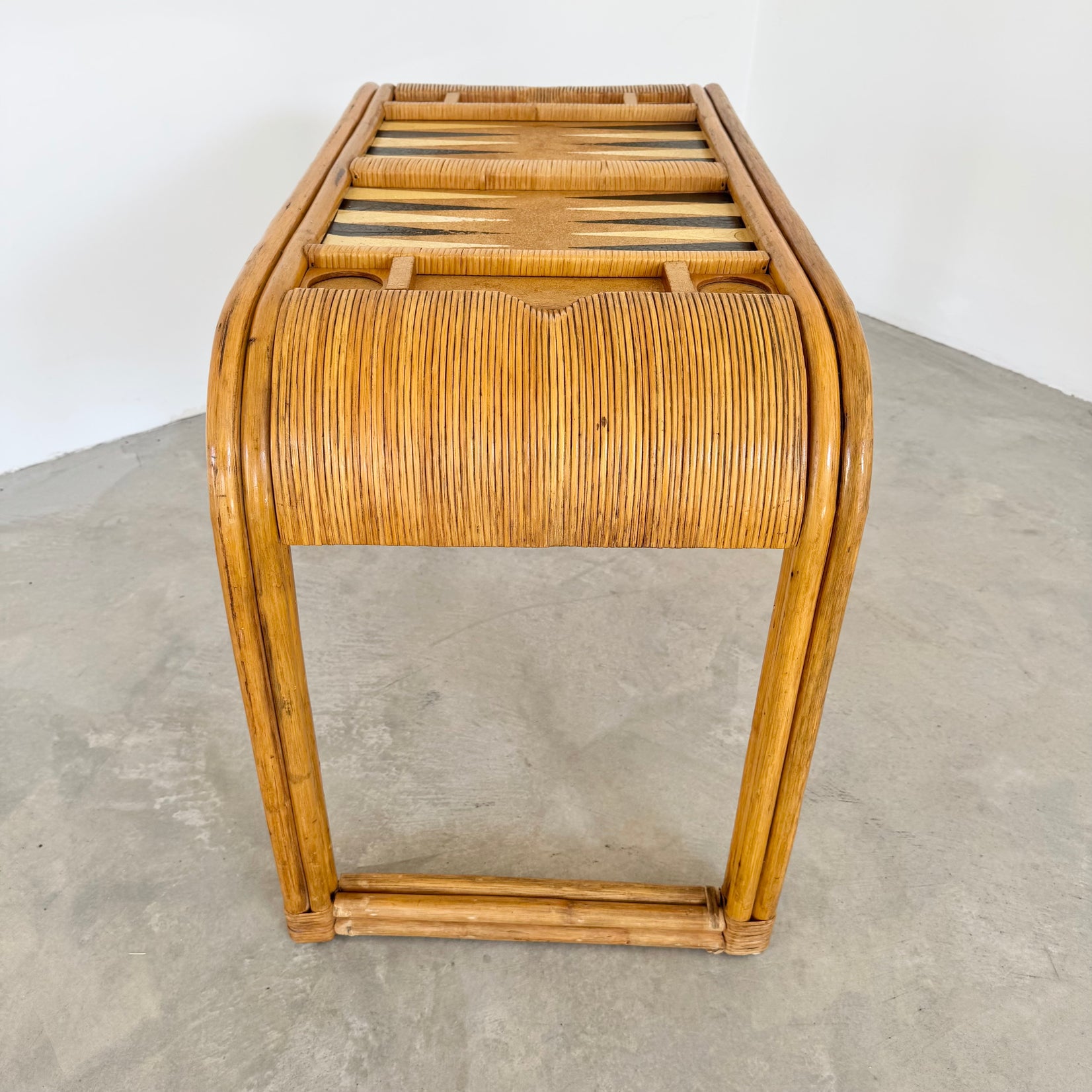 Bamboo Backgammon Table
