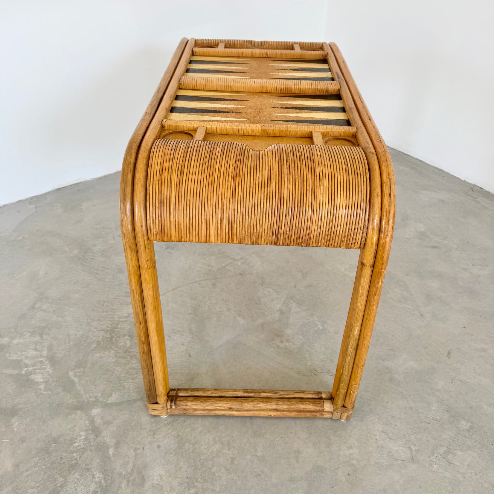 Bamboo Backgammon Table