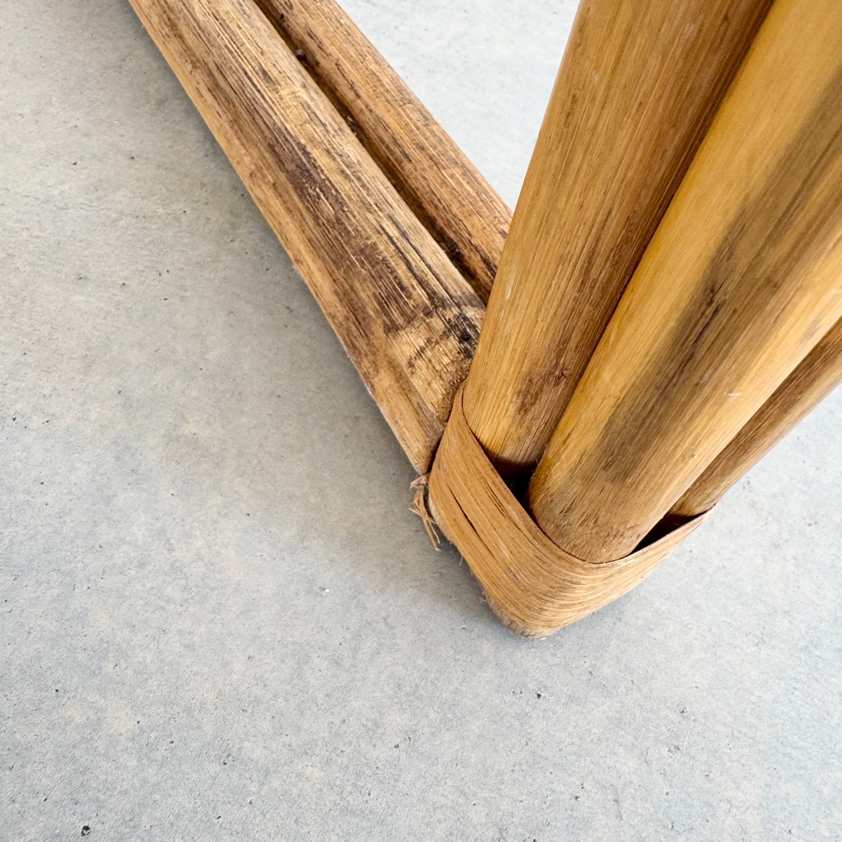 Bamboo Backgammon Table