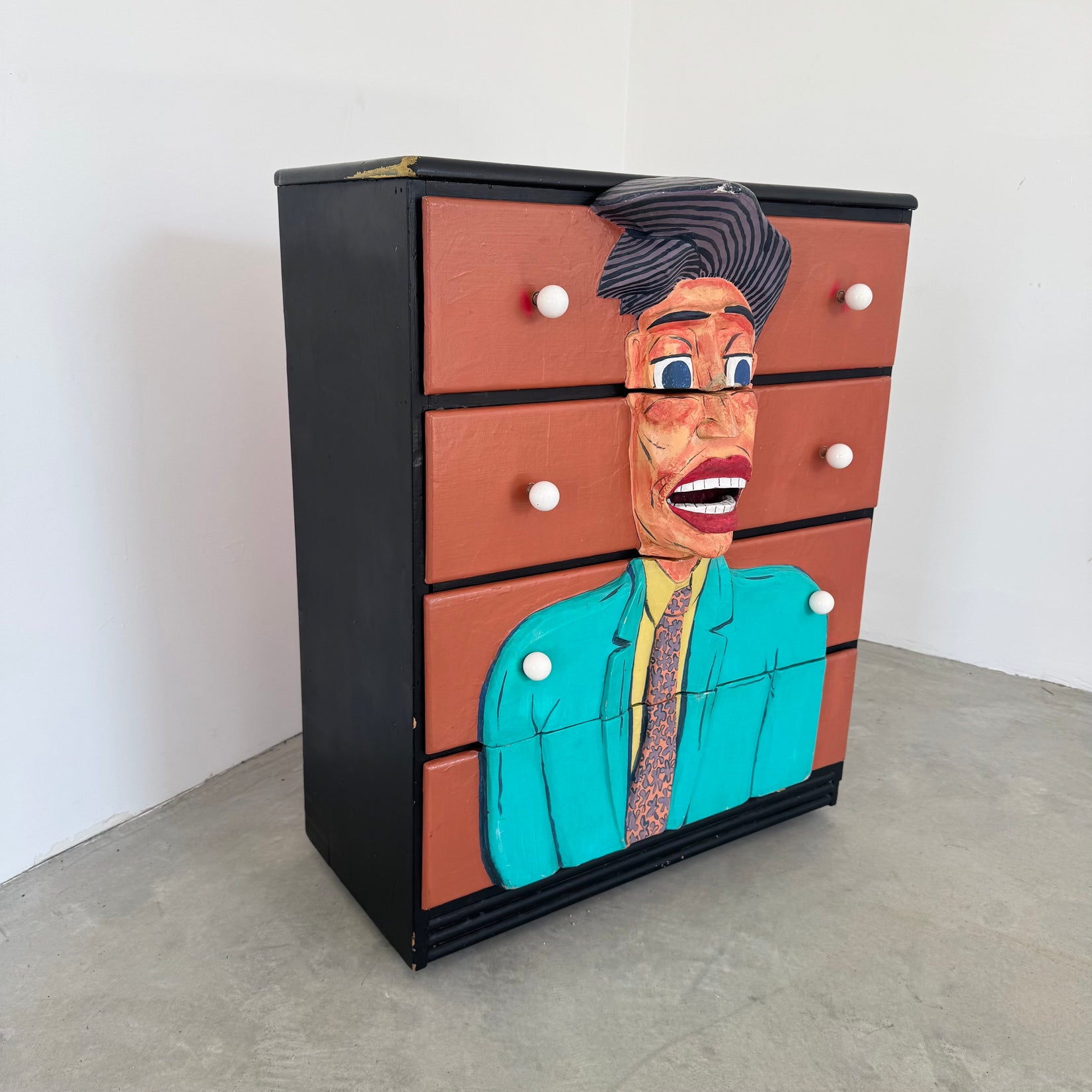 Sculptural Hand Made Pop Art Dresser, 1992