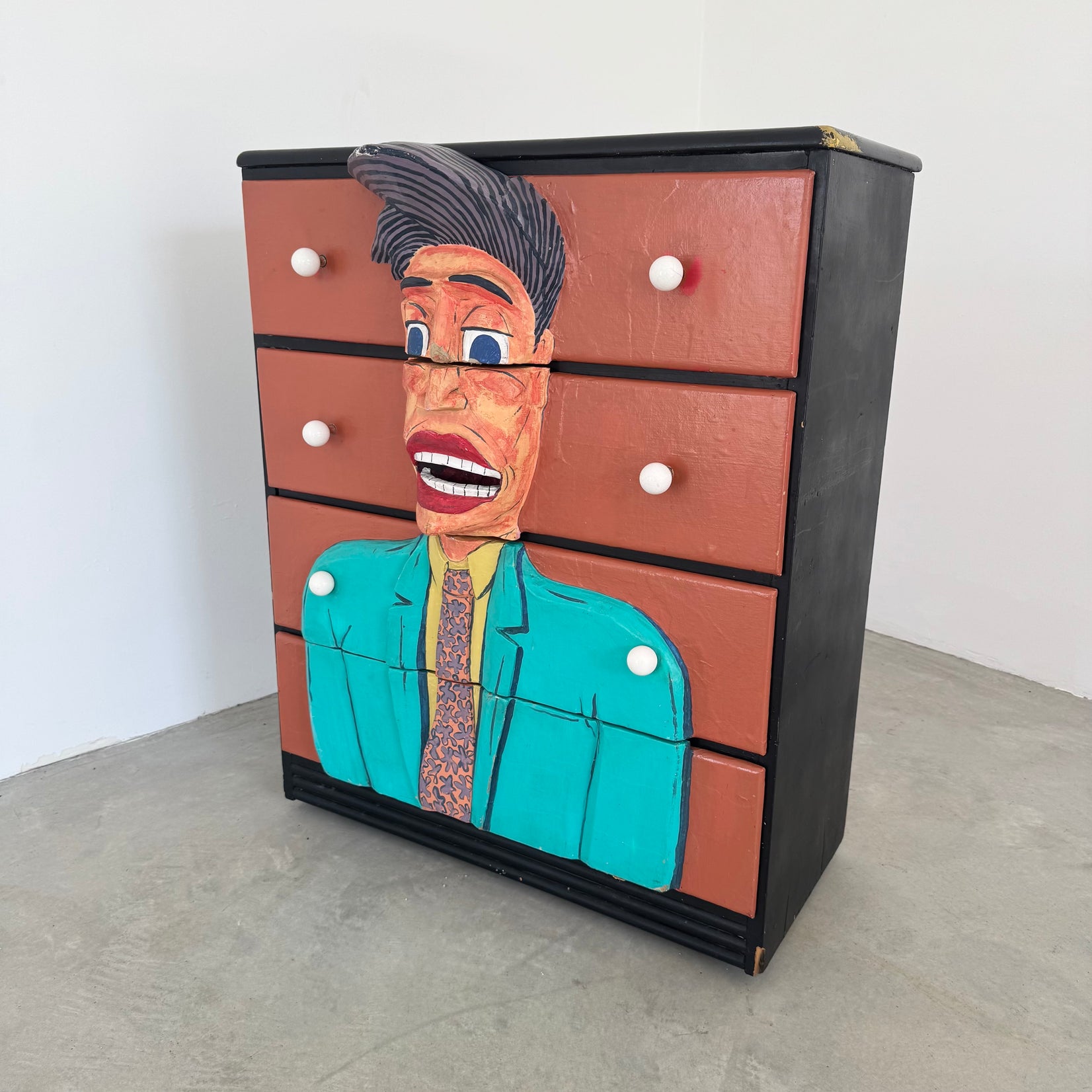 Sculptural Hand Made Pop Art Dresser, 1992