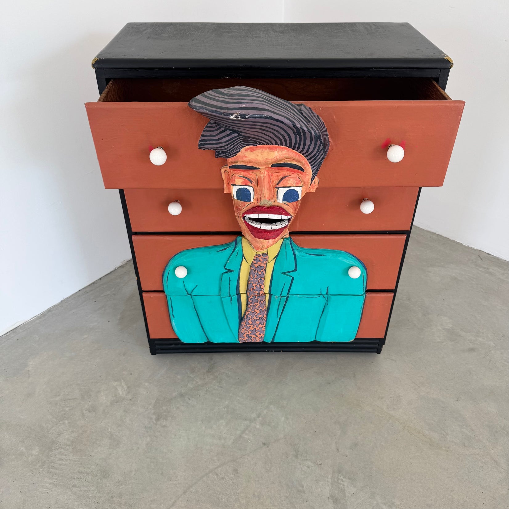 Sculptural Hand Made Pop Art Dresser, 1992