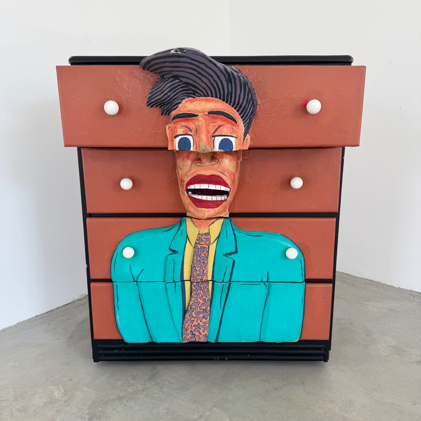 Sculptural Hand Made Pop Art Dresser, 1992