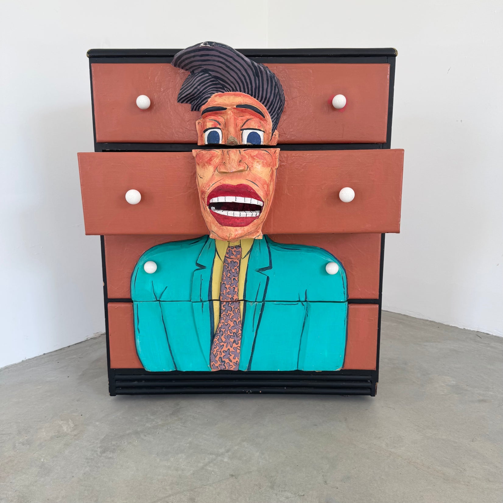 Sculptural Hand Made Pop Art Dresser, 1992