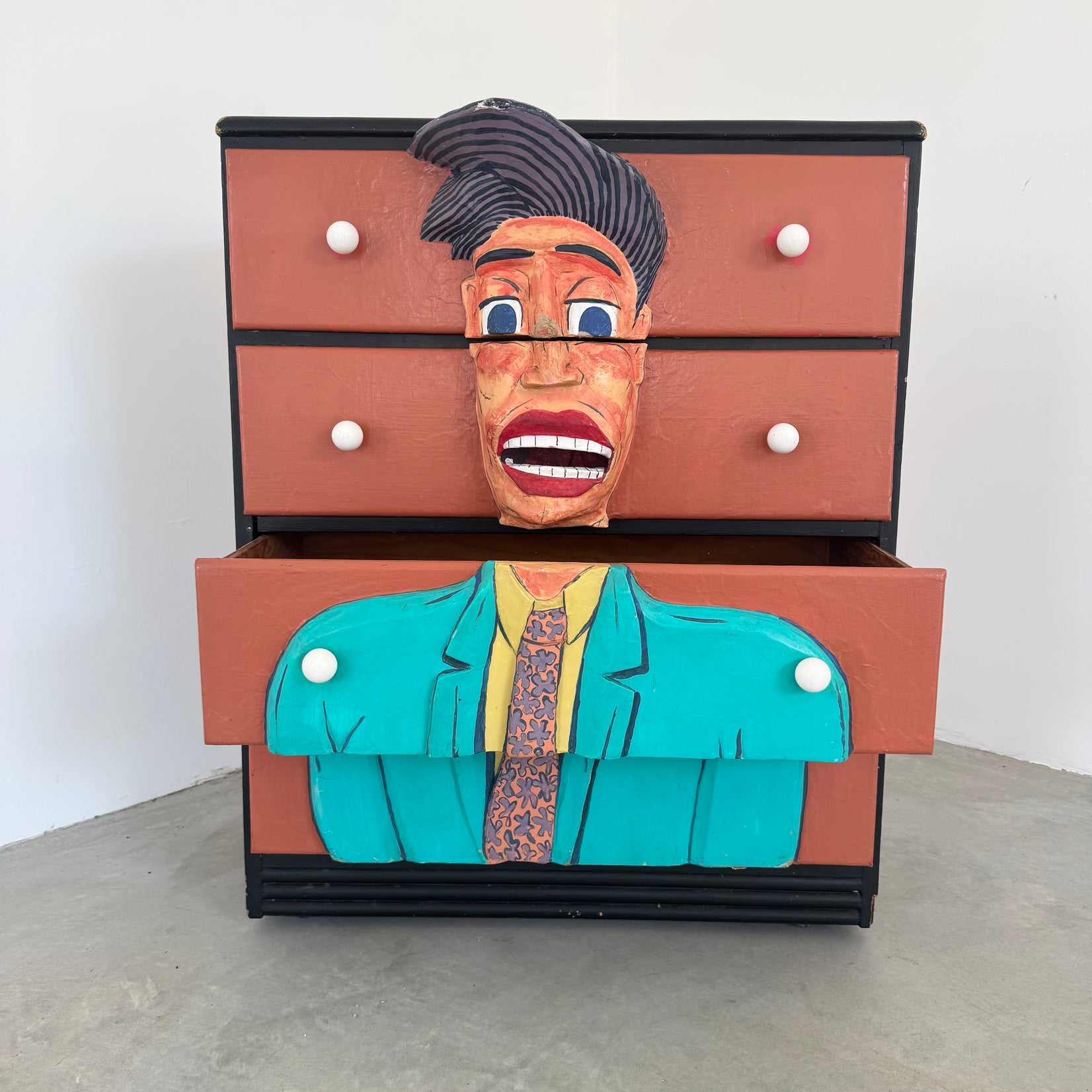 Sculptural Hand Made Pop Art Dresser, 1992
