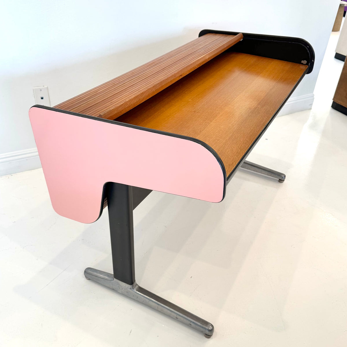 Pink Rolodex For Desk Pink Roll Top 'Action' Desk