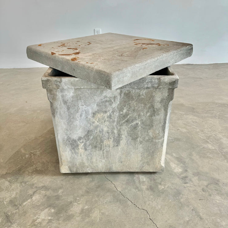 Willy Guhl Concrete Box with Lid, 1960s Switzerland