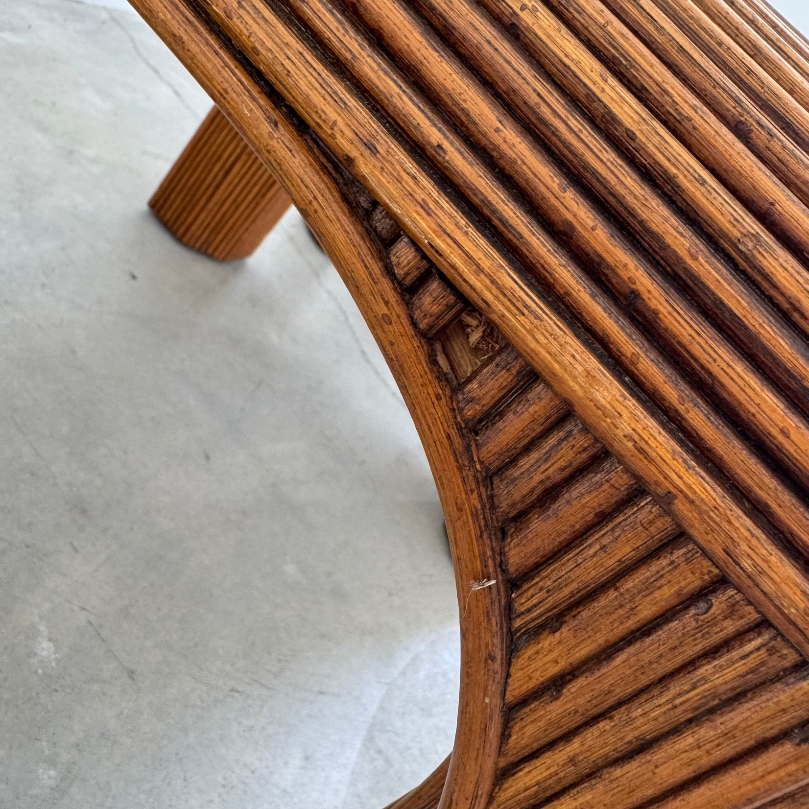 Pair of Pencil Reed Night Side Tables