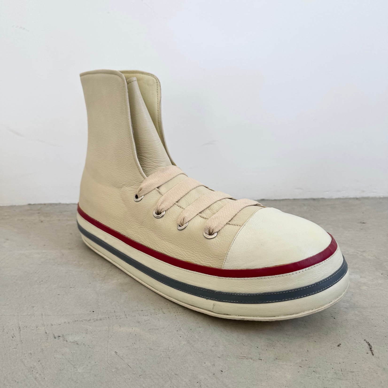 Pop Art Oversized Leather Sneaker