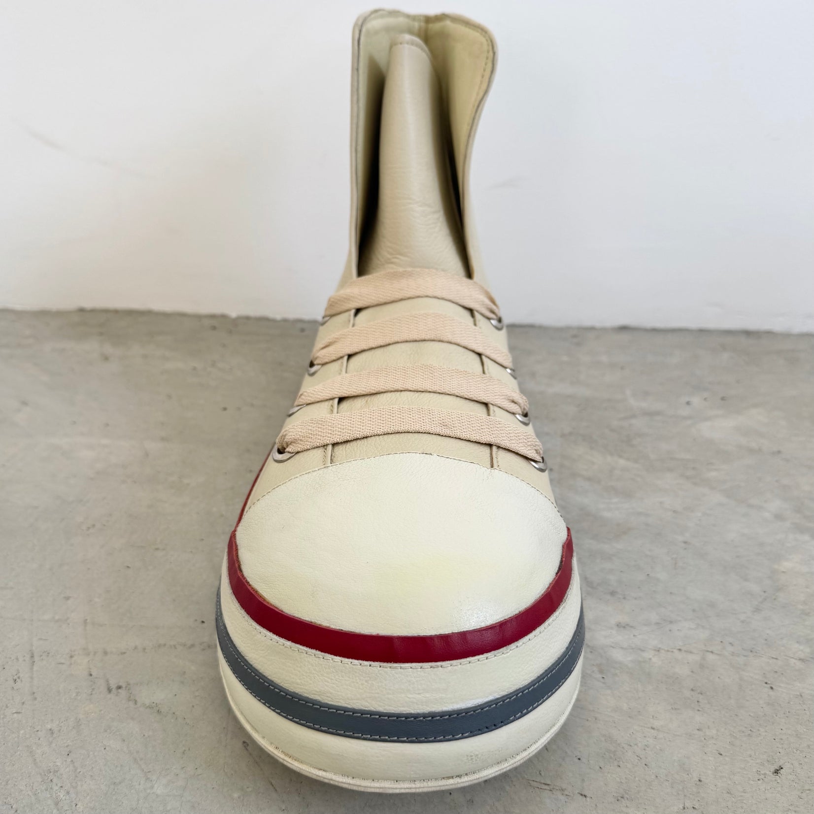 Pop Art Oversized Leather Sneaker