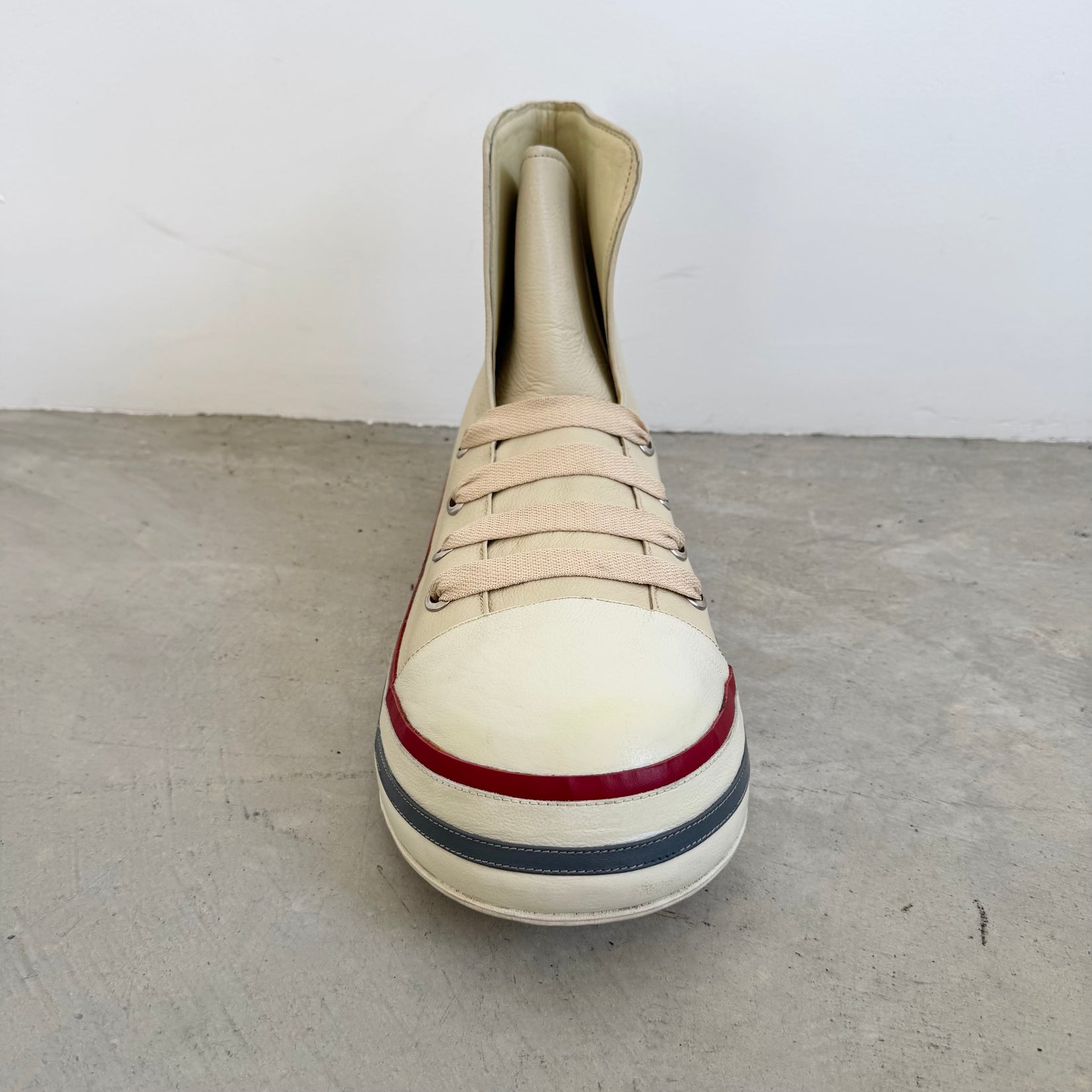 Pop Art Oversized Leather Sneaker