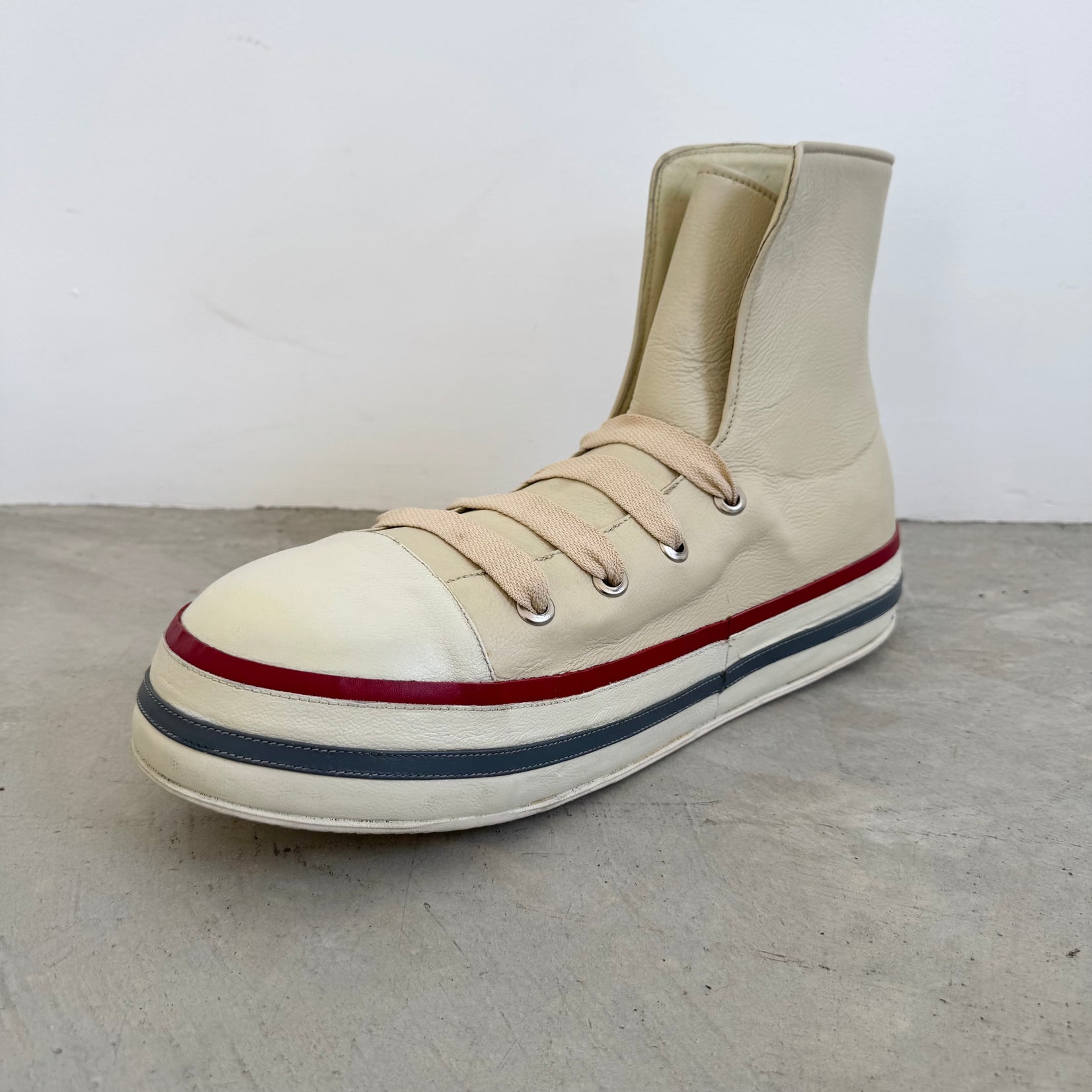 Pop Art Oversized Leather Sneaker