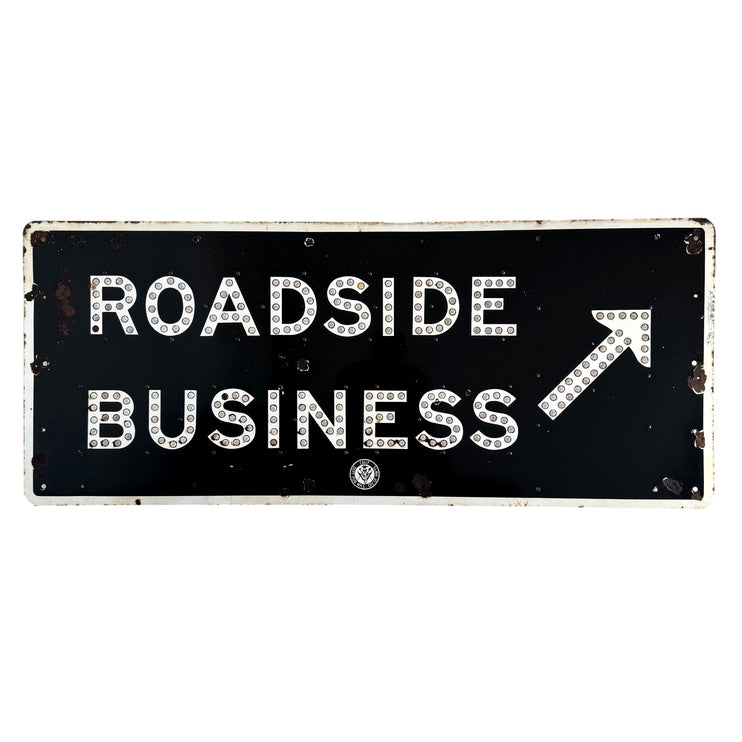 California ROADSIDE BUSINESS Freeway Sign