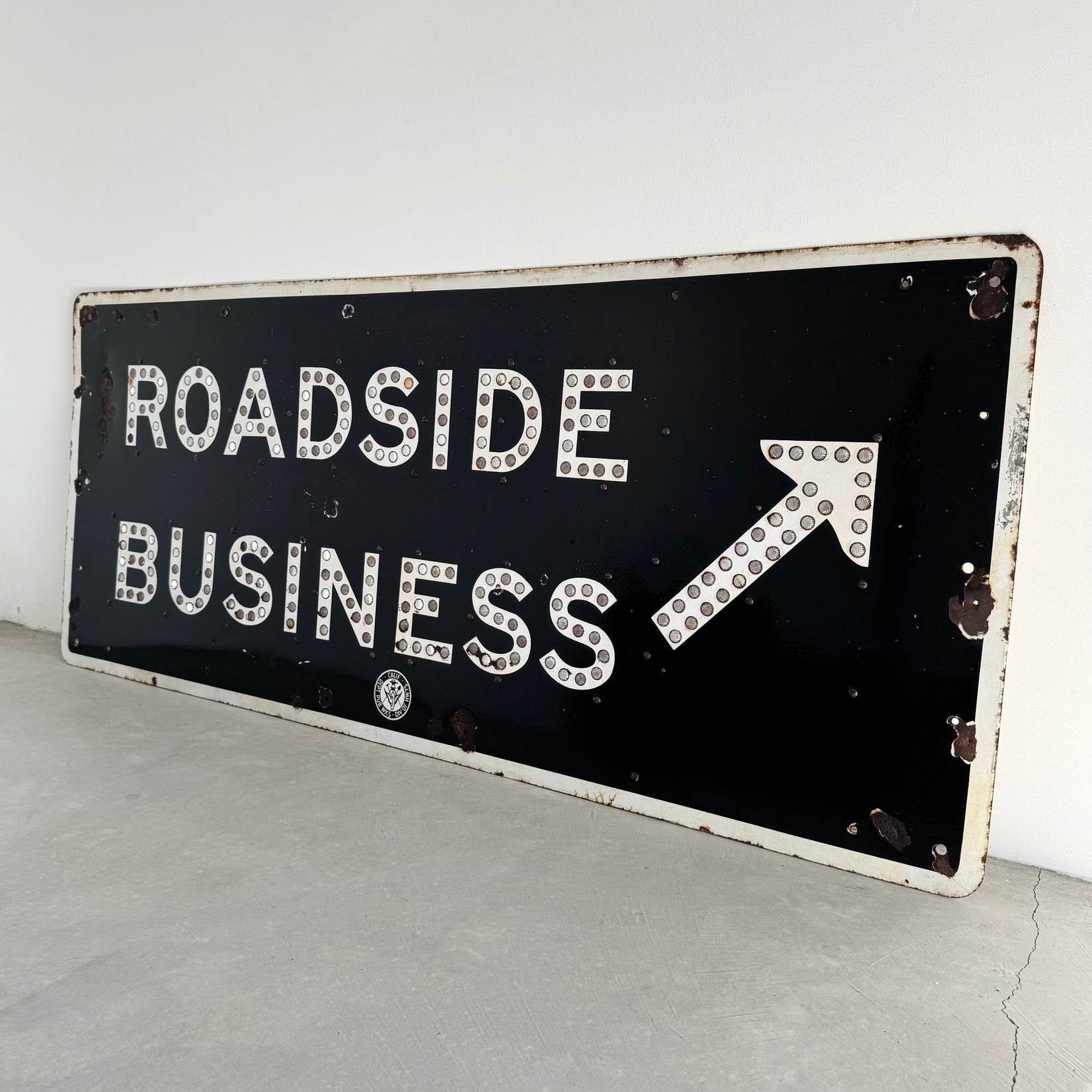 California ROADSIDE BUSINESS Freeway Sign