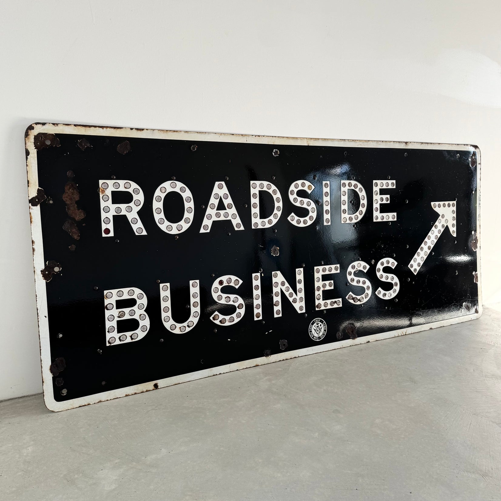 California ROADSIDE BUSINESS Freeway Sign