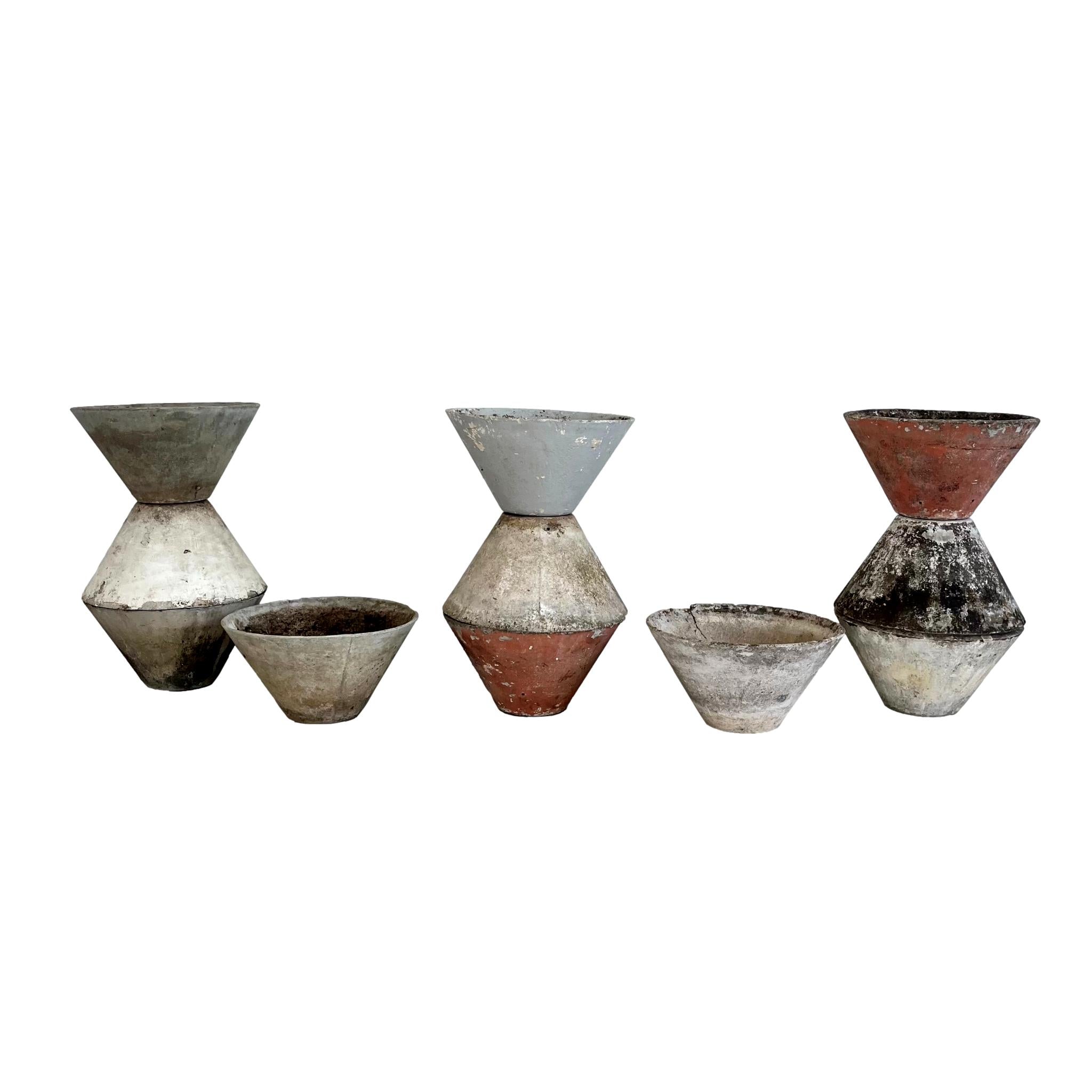 Small Concrete Flower pot by Willy Guhl, 1960s Switzerland