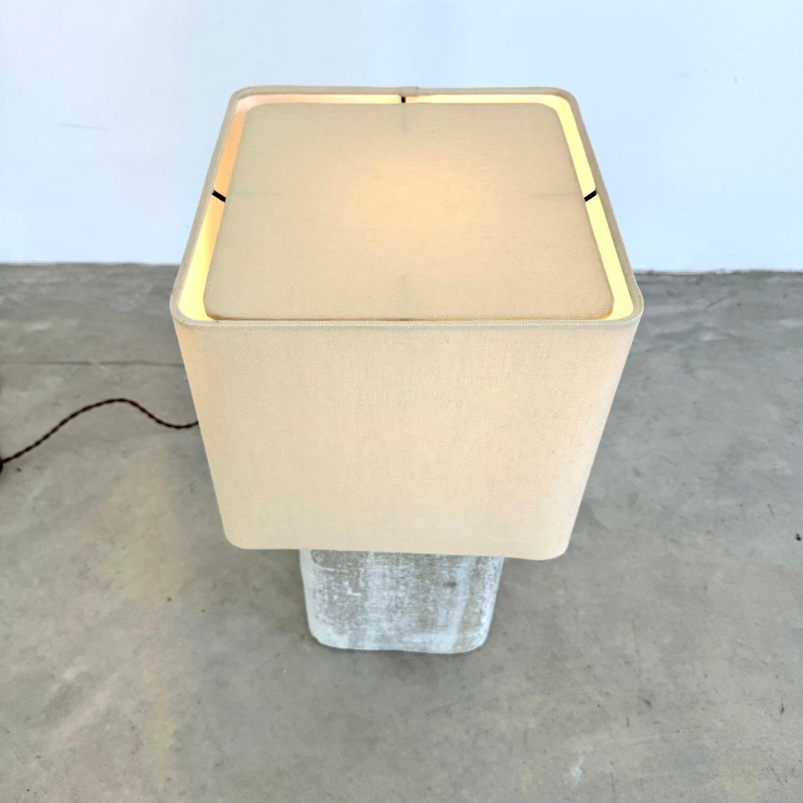 Large Concrete Table Lamp