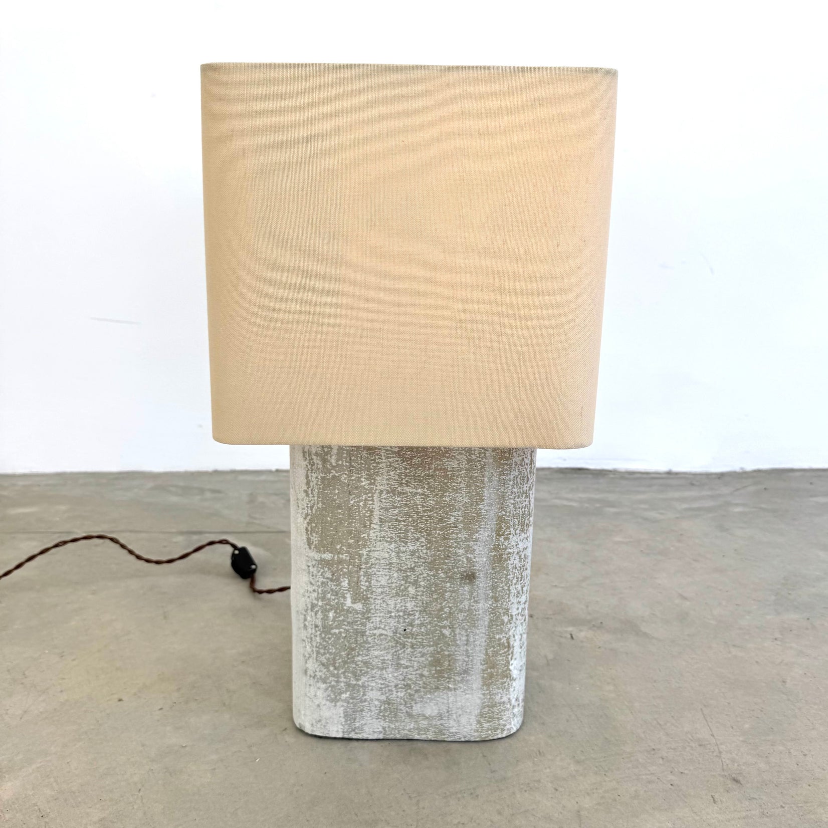 Large Concrete Table Lamp