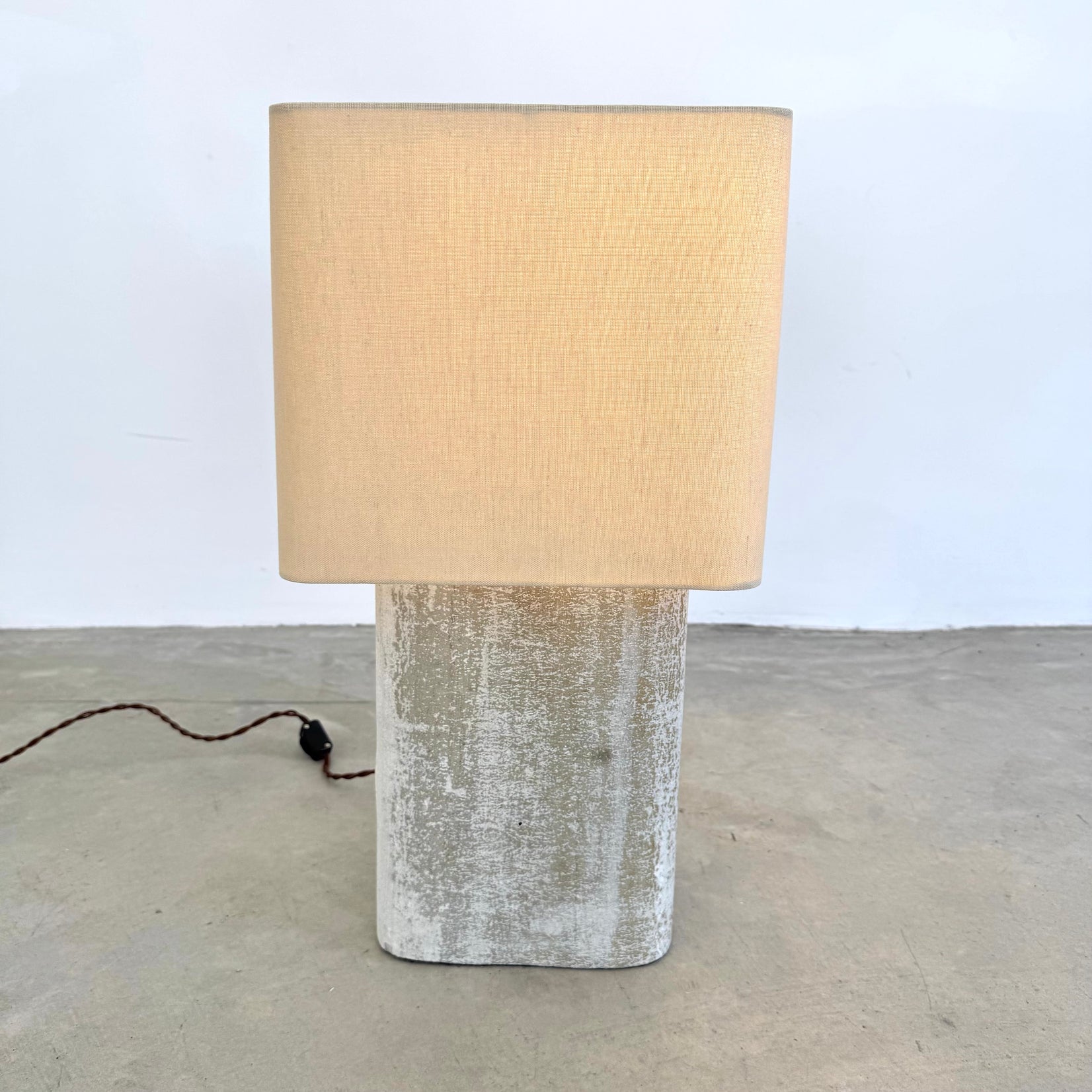 Large Concrete Table Lamp