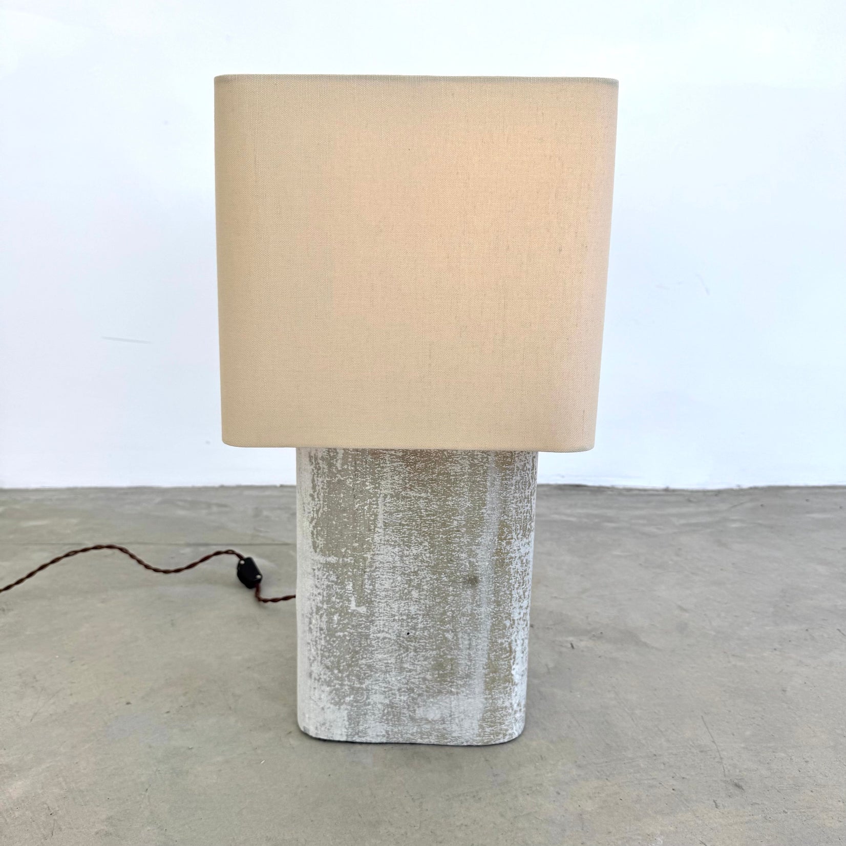 Large Concrete Table Lamp