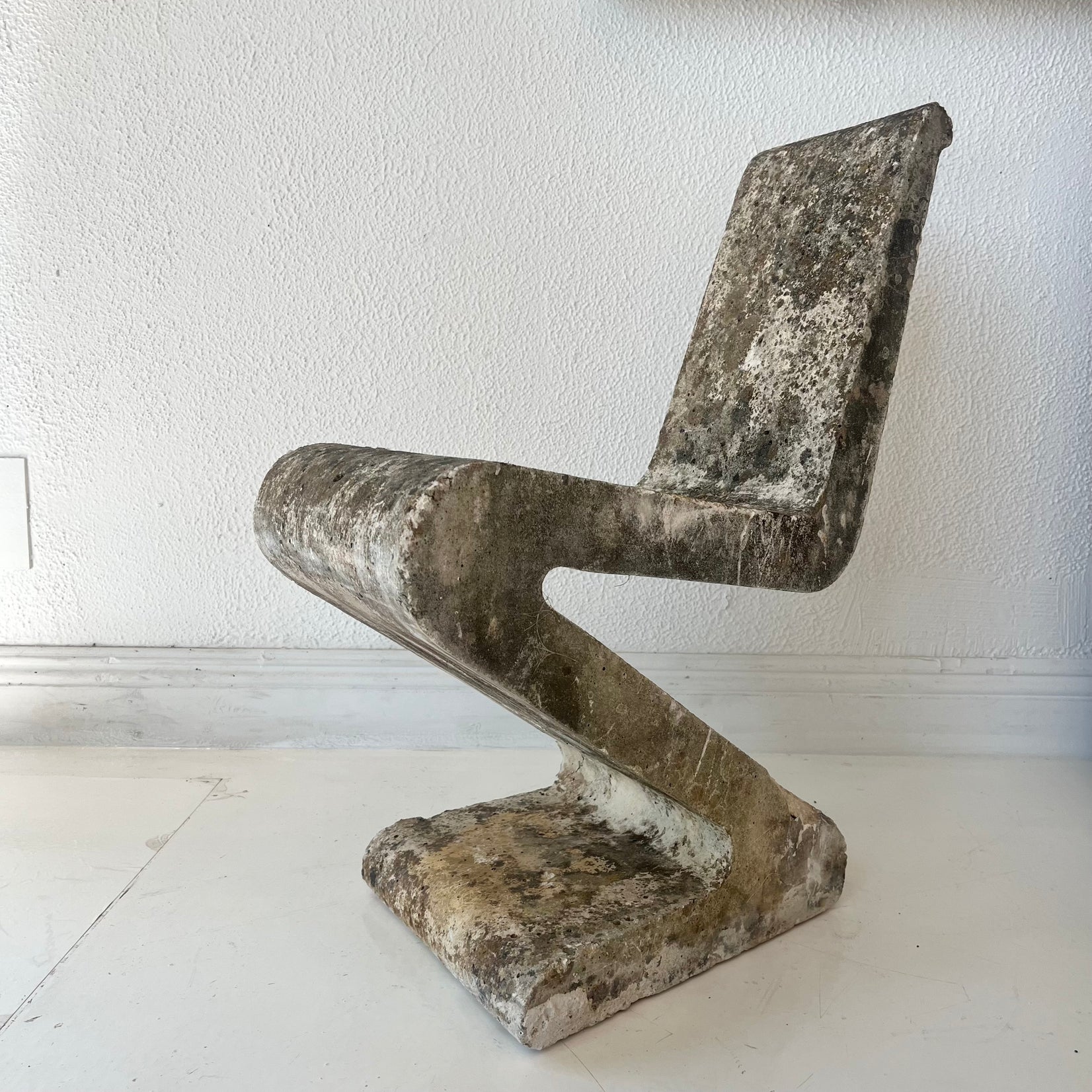 Willy Guhl Sculptural Zig Zag Chair, 1960s Switzerland