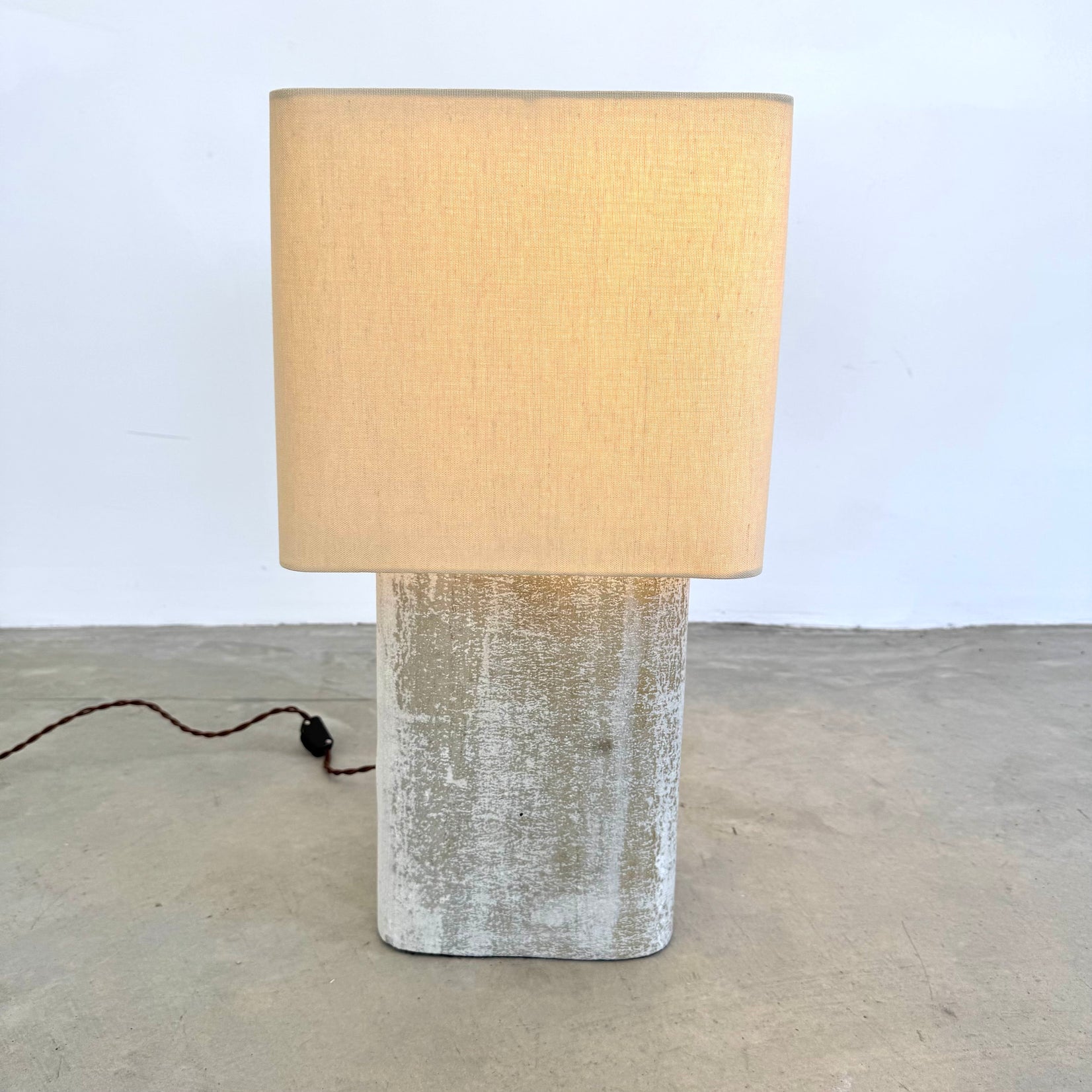 Large Concrete Table Lamp
