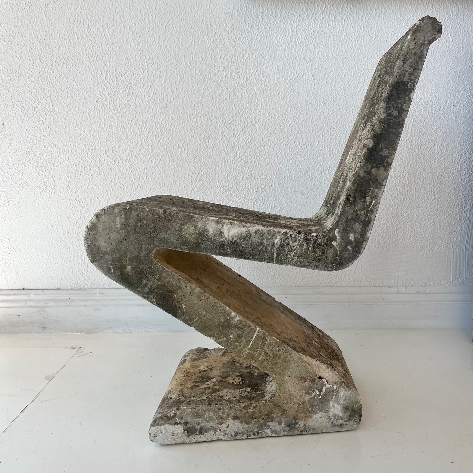 Willy Guhl Sculptural Zig Zag Chair, 1960s Switzerland