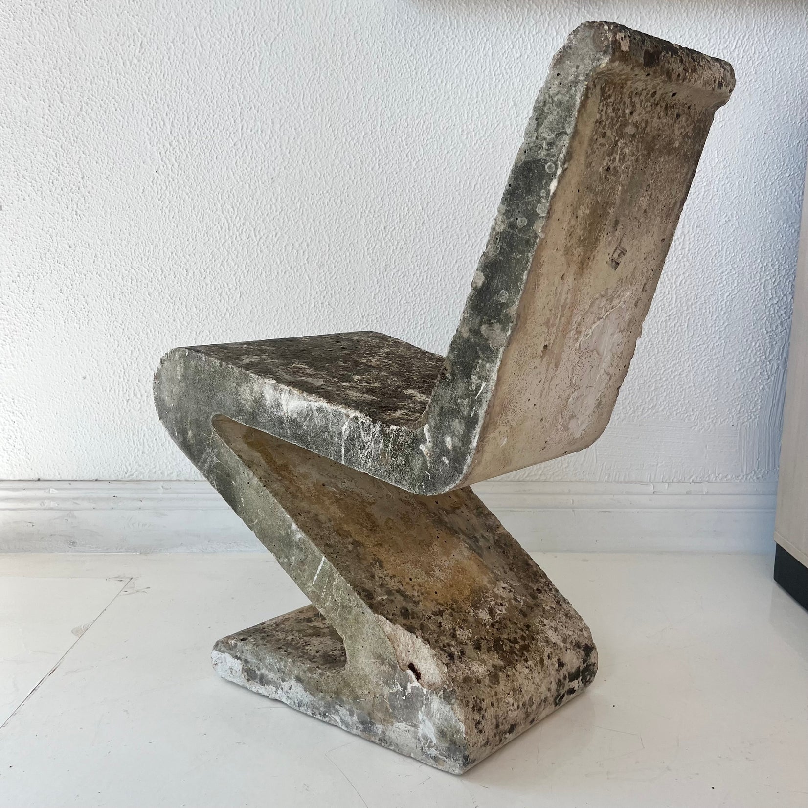 Willy Guhl Sculptural Zig Zag Chair, 1960s Switzerland