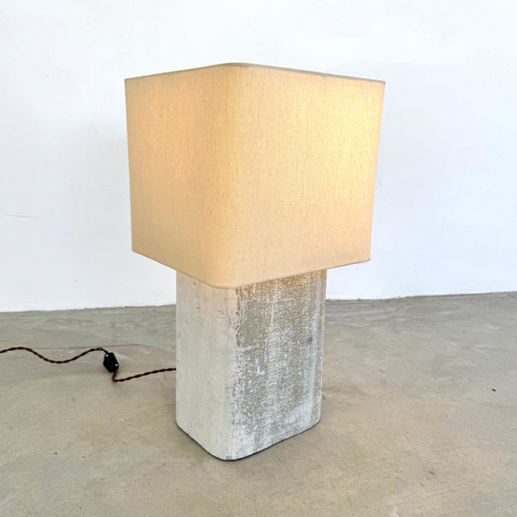 Large Concrete Table Lamp