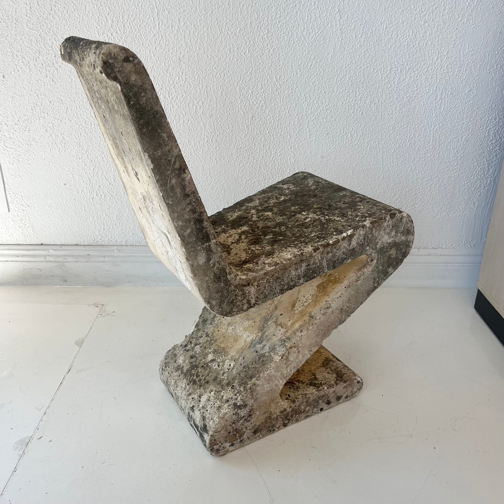 Willy Guhl Sculptural Zig Zag Chair, 1960s Switzerland