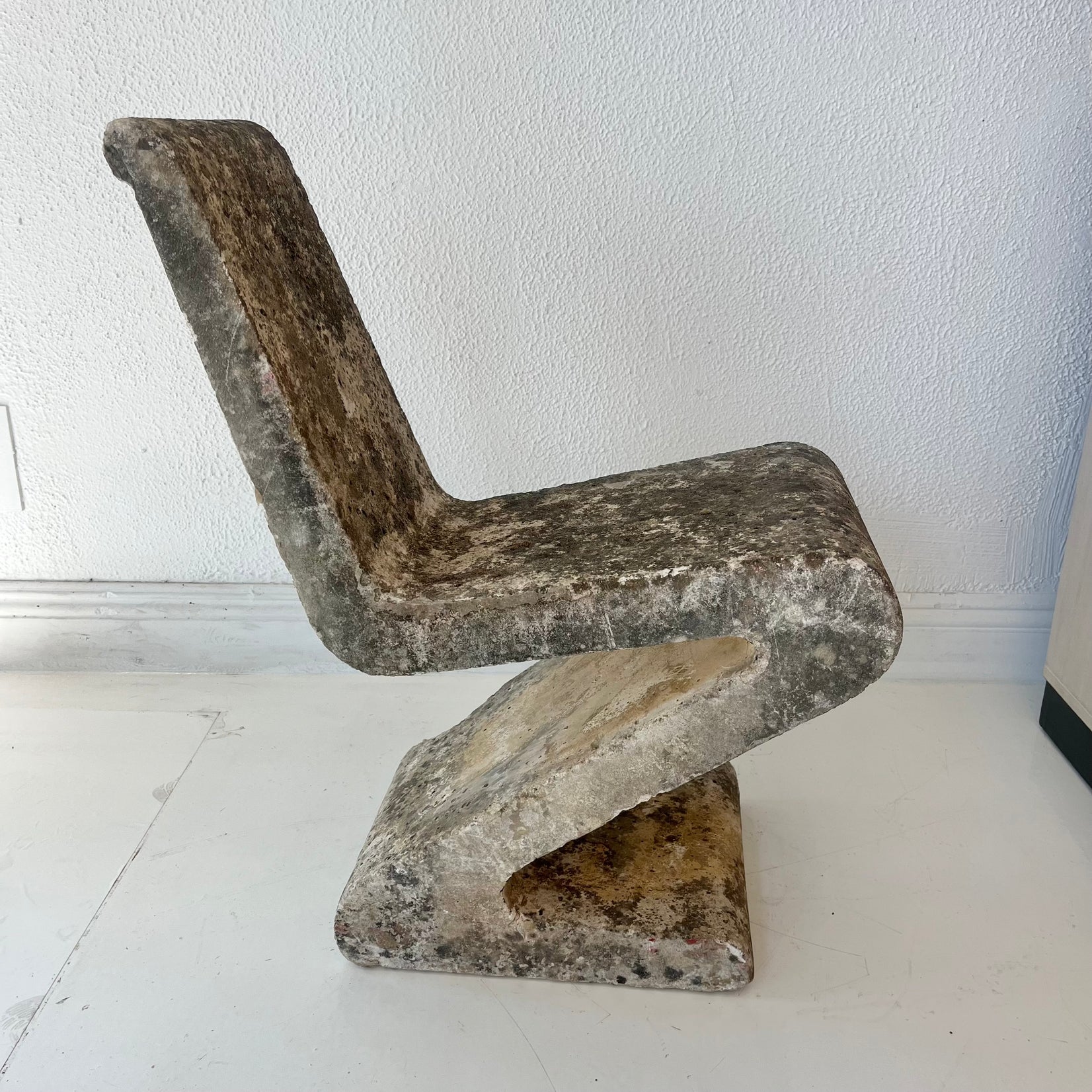 Willy Guhl Sculptural Zig Zag Chair, 1960s Switzerland
