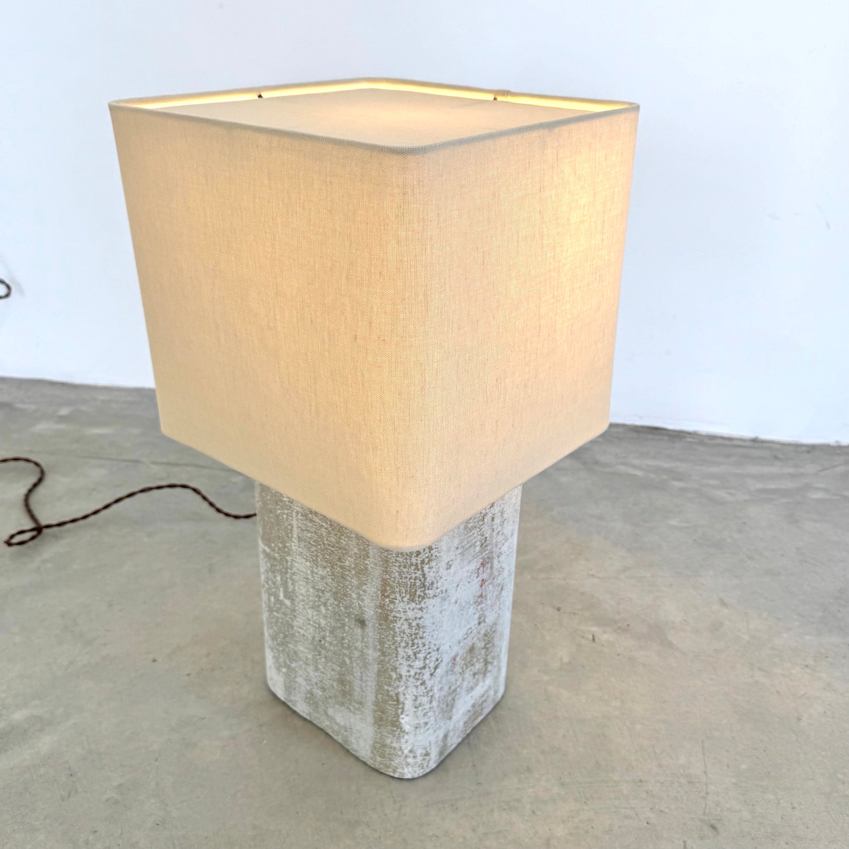 Large Concrete Table Lamp