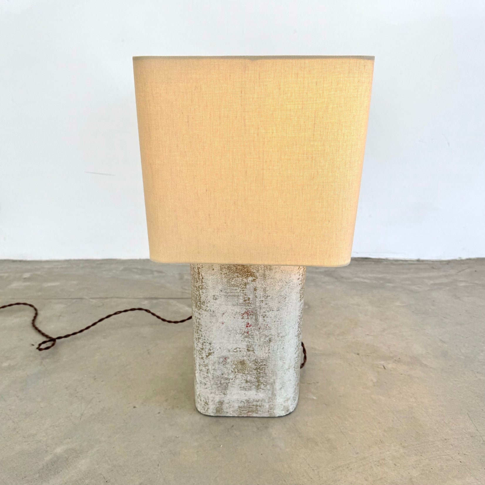 Large Concrete Table Lamp