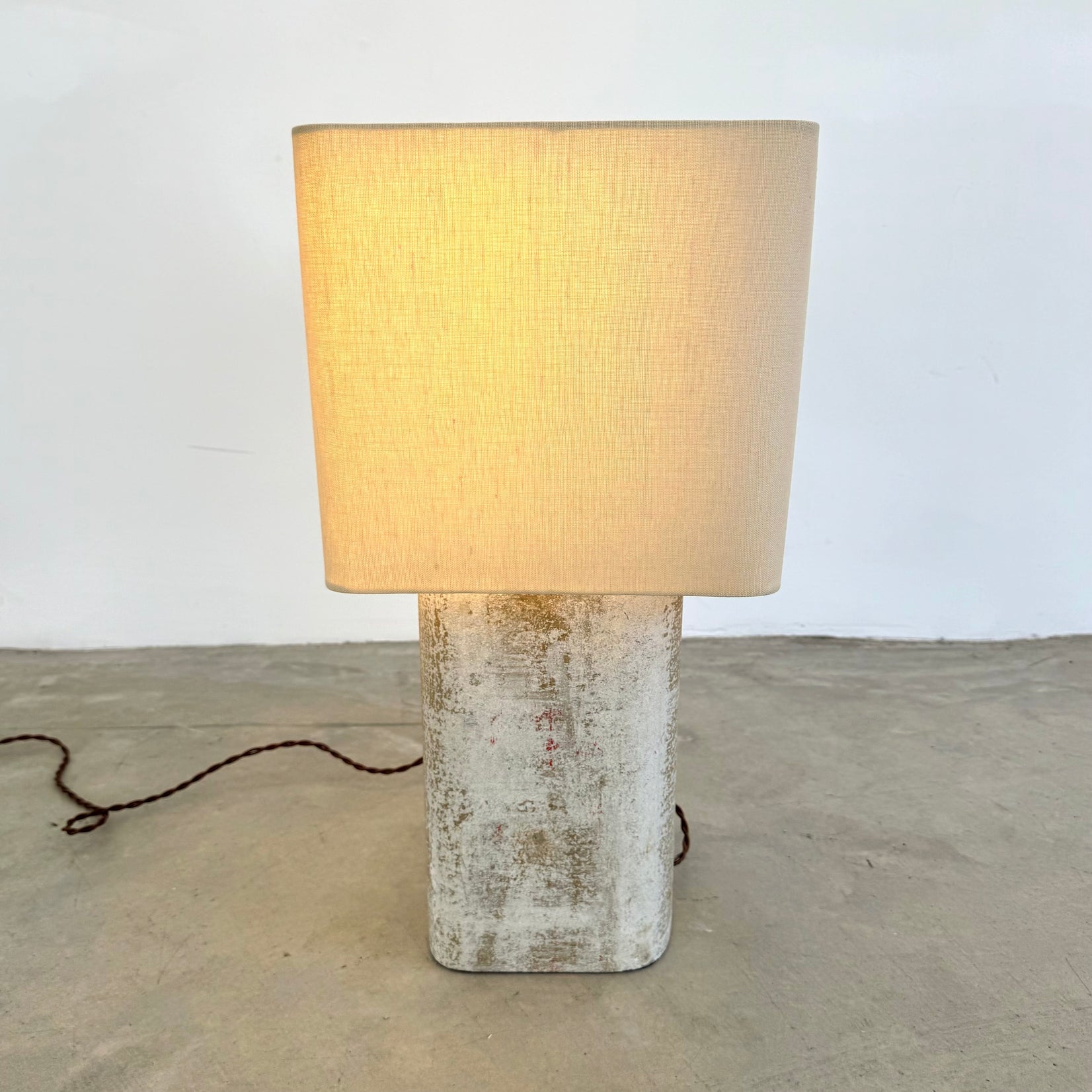 Large Concrete Table Lamp