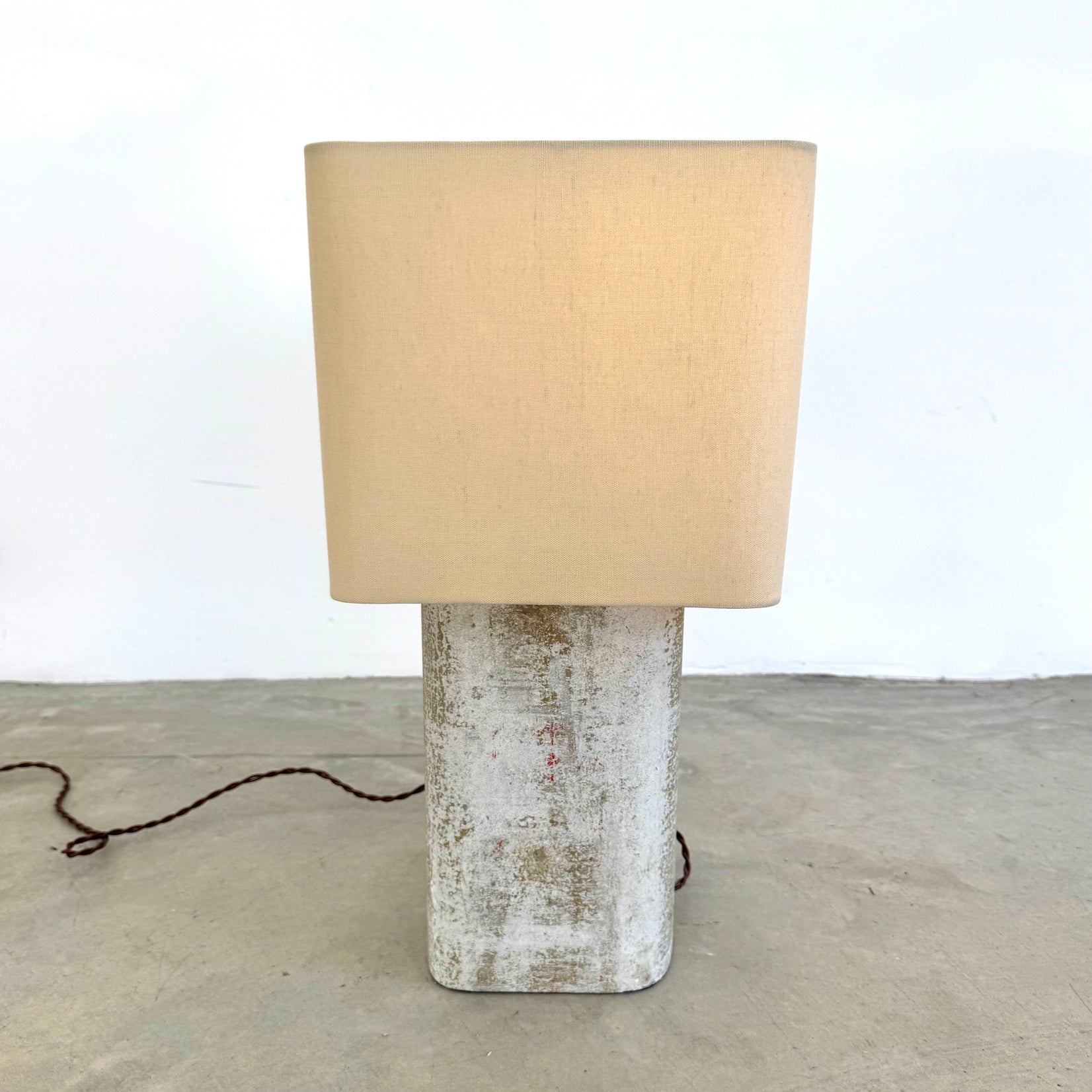 Large Concrete Table Lamp